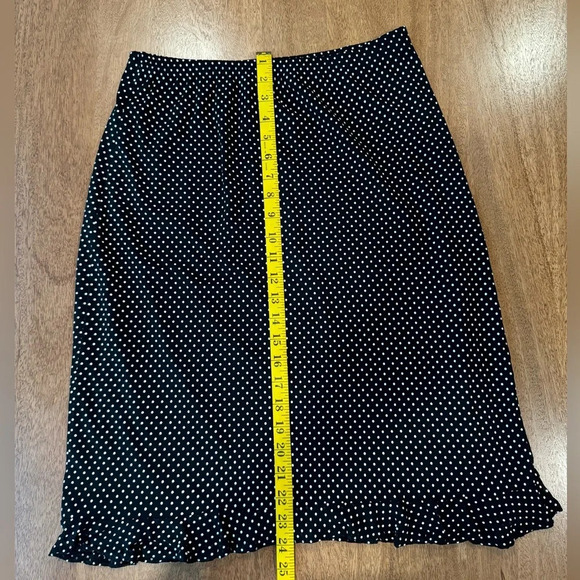 VINTAGE Retro Susan Lawrence POLKA DOT SKIRT - Picture 3 of 11